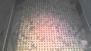 Bathroom Carrara White Marble Basketweave Mosaic Tile Black Dots Honed  by Bartler Marble