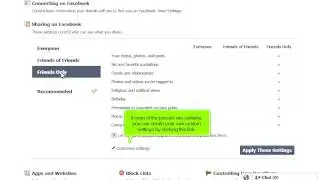 Managing Facebook Privacy Settings - A Video Tutorial from GotWebHost.com
