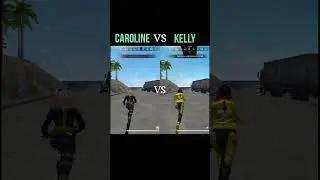 CAROLINE VS KELLY 😱 || FREE FIRE FAST RUNNING ABILITY TEST
