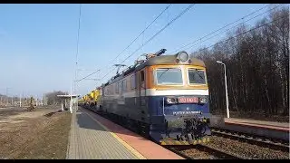 Lotos Kolej | Skoda 183 040-5  z transportem kombajn&oacute;w | Zabrzeg-Czarnolesie.