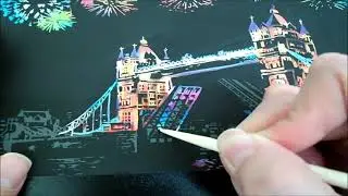D_log/Drawing_log/Scratch Postcard/Tower Bridge