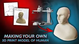 Design your own 3d print model of human and print on Bambu Lab A1 Mini