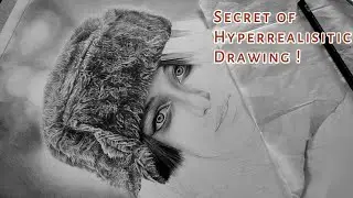 Secret of Hyper Realistic Drawing | Eye drawing