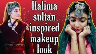 Halima sultan inspired makeup | Ertugrul Ghazi | Step by step detail video| sabana nasrin