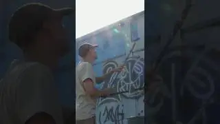 Spray Painting in P&eacute;cs 🇭🇺 #shorts