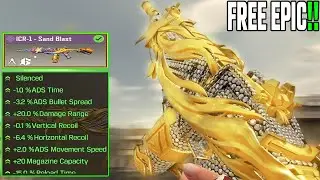 Free ICR-1 - Sand Blast Gunsmith is Cracked!! ICR-1 Loadout Destroying Meta In Cod Mobile