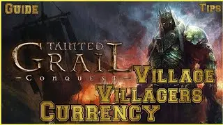 Tainted Grail Conquest Village, Villagers and Currency