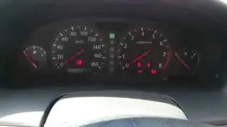 Демонстрация работы двигателя и бортовых систем Nissan Cedric, E-MY33, VQ25DE