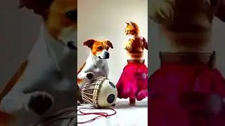 Cat funny  dance 😂 cat vala video 😻#shortvideo #cat #viralshort #trending #ai #dance #cute #shorts