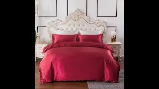 Solid Color Silky Duvet Cover Sets | Bedding Sets Unboxing | BeddingMoon
