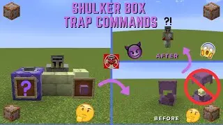 Command Block Tutorial #212: Shulker Box Trap Commands in Minecraft (1.20+)