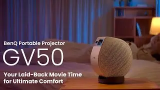 BenQ GV50 | Smart Laser Projector | Big Screen Entertainment at Home