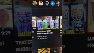 Tester lady boba tea!