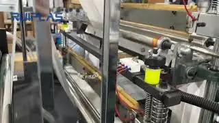 Double Stack Bottom Sealing Cold Cutting Machne #machine #cuttingmachine #bagmakingmachine #factory