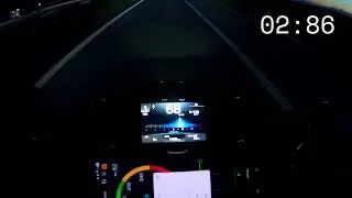 Yamaha MT-09 Y-AMT acceleration test (GPS) 0 100 km/h, 0 130 km/h (see description)