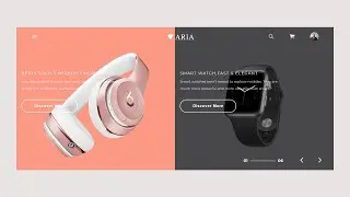 How To Make Landing Page Design Using HTML CSS & JS | Website Tutorial