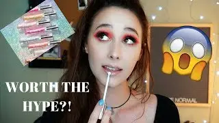 BUXOM HOLOGRAPHIC FULL ON LIP LISH СВОТЧИ И ОБЗОР