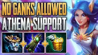 BACK TO SUPPORT! Athena Support Gameplay (SMITE Conquest)
