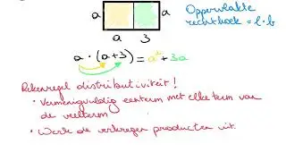 Wiskunde 2A // M6: Eenterm vermenigvuldigen met een veelterm