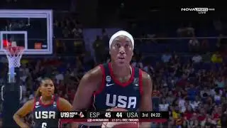 COTIE MCMAHON VS SPAIN U19 16 PTS    7.23.23