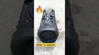 Water 💦 vs Earfun Uboom L Portable Bluetooth Speaker Bass Test 🔥
