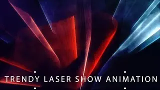 Festive laser show looping animation + Alpha Channel (After Effects + Boris FX Sapphire)
