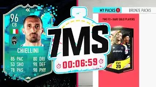 92+ DOUBLE UPGRADE!! 96 FLASHBACK CHIELLINI 7 MINUTE SQUAD BUILDER - FIFA 20 ULTIMATE TEAM