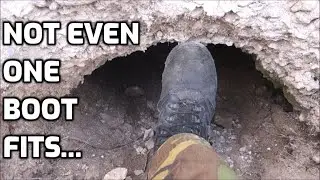 Extremely Tight Squeeze Into An Abandoned Mine