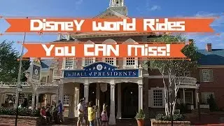 What Rides CAN You Miss or Skip At Disney World?