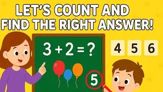Count and Circle the Correct Answer | Addition for Nursery Kids | Learning with Fun