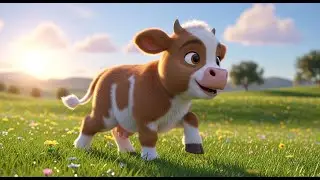 Baby Cow Say Moo Moo Moo | Fun Animal Sound Song for Kids | Nursery Rhymes & Songs for Children