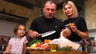 ЗАПЕЧЕННОЕ МЯСО С ОВОЩАМИ И ГРУШАМИ.