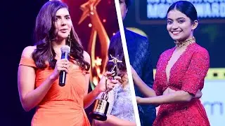 Kalyani Priyadarshan & Anna Ben Super Excited After Receiving Their First Award At SIIMA