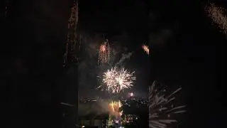 Drone shot of our New Year Countdown 2026 Fireworks Show @ Mckinley Hill Village, Taguig 