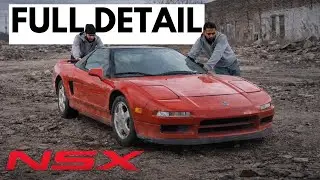 Barn Find Flooded Supercar Acura NSX full detailing after being abandoned for 10 Years.
