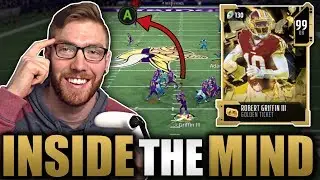 I threw 15/18 for 301 yds & 3 TDs with Golden Ticket RGIII -- Inside The Mind Ep 20 [Madden 20]