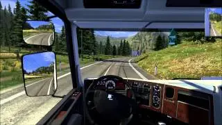 ETS 2 HD Gameplay MHA map Bregenz to Chur