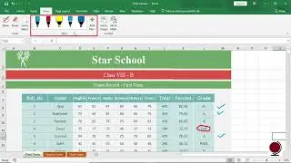 MS Excel &ndash; Review Tab &ndash; Ink Group &ndash; Hide & Display Ink (English)