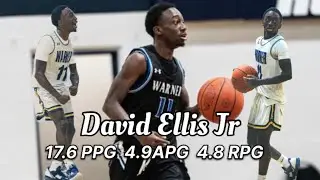 David Ellis Jr Warner University First Semester Offensive Highlights | 17.6 PPG 4.9 APG 4.8 RPG