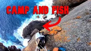 HUGE CLIFF CAMP and FISH