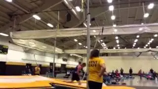 Last vault of freshman year
