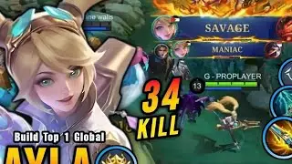 layla gameplay pro player layla best one hit build tersakit 2024