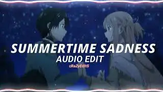 Summertime Sadness - Lana del Rey [edit audio]