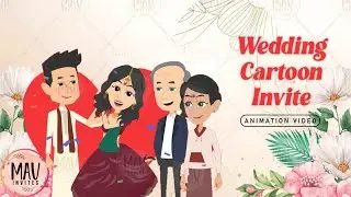 Cartoon Wedding Invitation Video || Story Based Cartoon Wedding Invitation