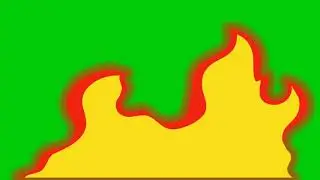 Fire flame green screen effect/ALL IN 1