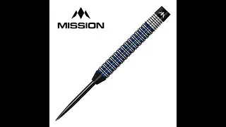 Mission Nightfall M2 22 gram Steel Tip Darts - Straight Ring - D1844