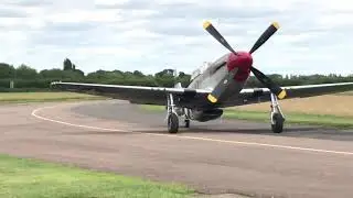 G-SHWN   /  413779     P51D Mustang taxiing past