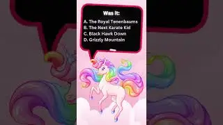 Movie Trivia Time! Test your knowledge. No cheating! 😂 🦄🧩