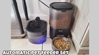 RYWELL AUTOMATIC PET FEEDER SET