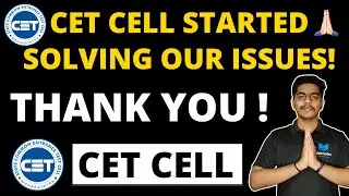 CET Cell Responds! CET Cell Started Solving Nursing CAP Issues! Thank You Cet Cell 🙏🏼